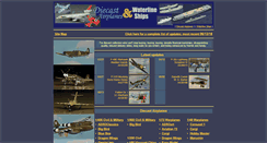 Desktop Screenshot of diecastairplanesandwaterlineships.com